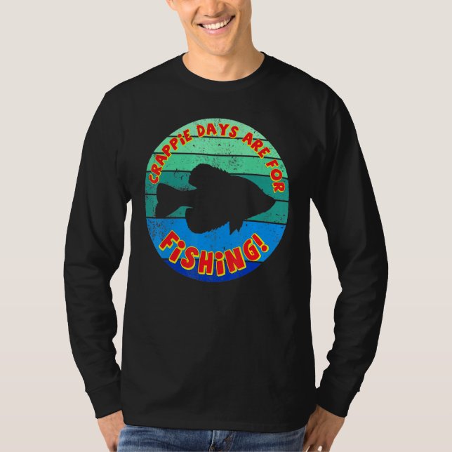 Camiseta Los Días Son Para La Pesca Clásica (Anverso)