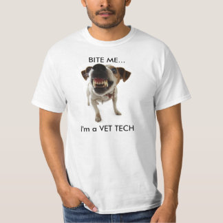 Camiseta los dientes de perro, ME MUERDEN…, yo son una