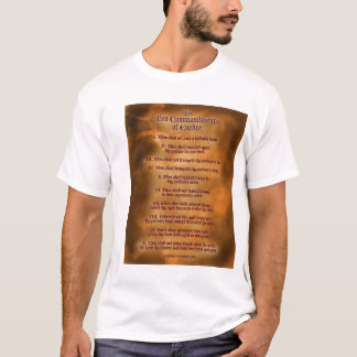 Camiseta Los diez Commdments del Euchre