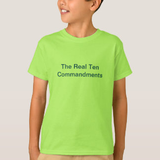 Camiseta Los diez mandamientos reales