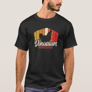 Camiseta Los Dinosaurios No Están Extintos  Pollo  Granjero