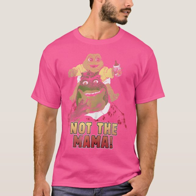 Camiseta Los dinosaurios no la mamá (Anverso)