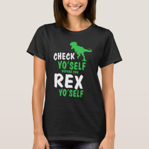 Camiseta Los Dinosaurios Nunca Fueron Al Veterinario Gracio