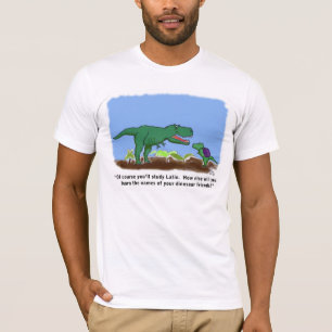 Camiseta Los dinosaurios saben latín