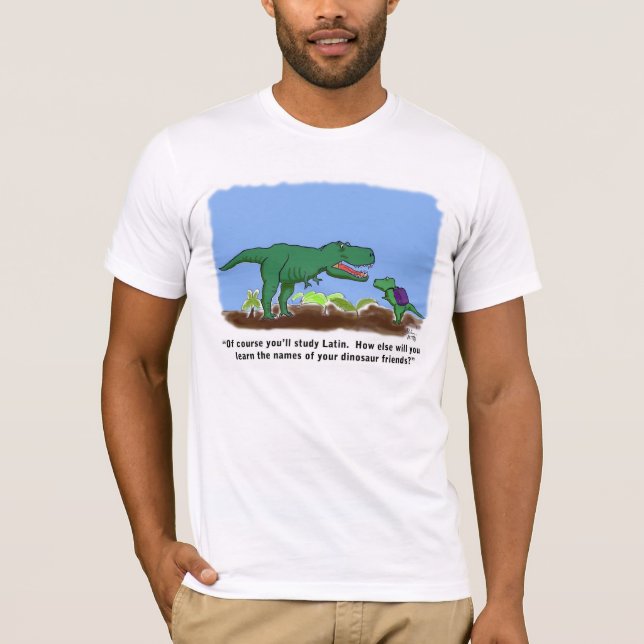 Camiseta Los dinosaurios saben latín (Anverso)