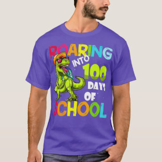 Camiseta Los Dinosaurios Se Desatan En 100 Días De Aparato 