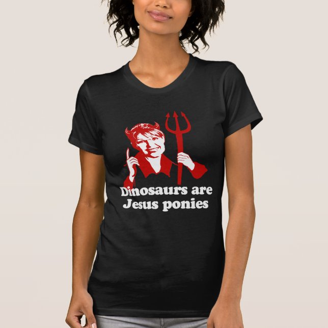 Camiseta Los dinosaurios son potros de Jesús (Anverso)