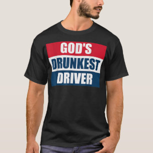 Camiseta Los dioses ebrios conductores más graciosos tee pa