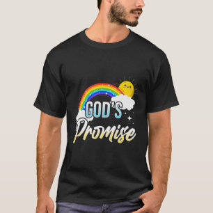 Camiseta Los dioses prometen una religión cristiana arcoiri