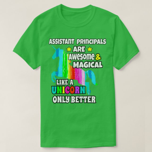 Camiseta Los directores adjuntos son increíbles y mágicos (Diseño del anverso)