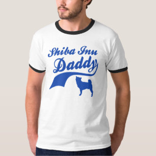 Camiseta los diseños frescos del inu del shiba del papá d