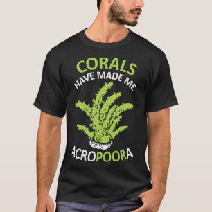 Camiseta Los divertidos Corales De Camisas De Acuario De Ag
