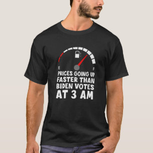 Camiseta Los divertidos precios del combustible de gasolina