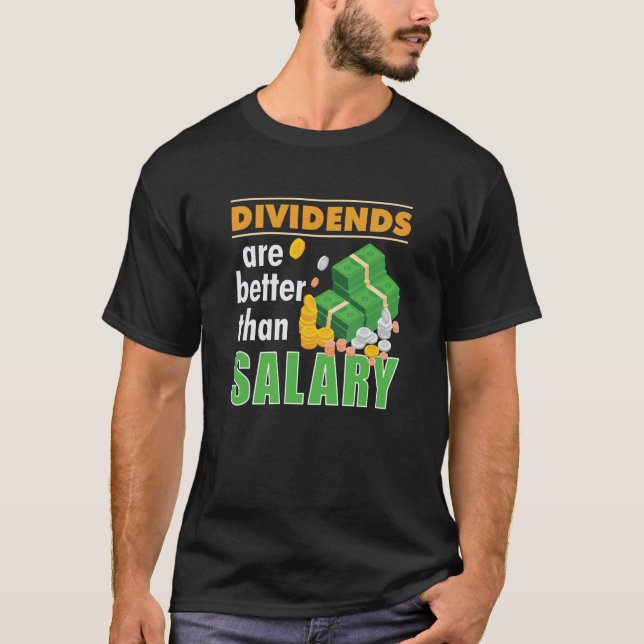 Camiseta Los Dividendos De Negociación En El Mercado De Val (Anverso)