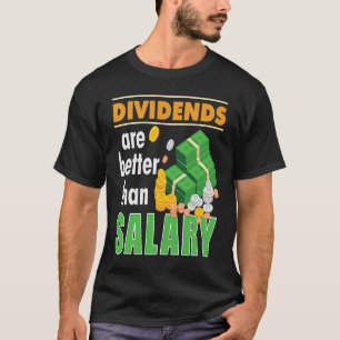 Camiseta Los Dividendos De Negociación En El Mercado De Val
