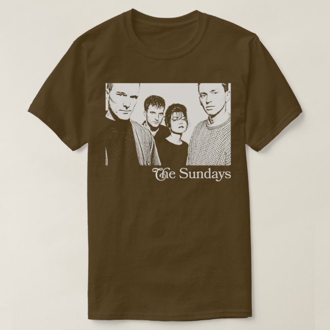 Camiseta Los domingos 90 Arte de fans retro (Diseño del anverso)