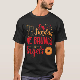 Camiseta Los Domingos Brunch Con El Brunch De Desayuno Bage