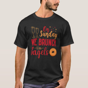Camiseta Los Domingos Brunch Con El Brunch De Desayuno Bage
