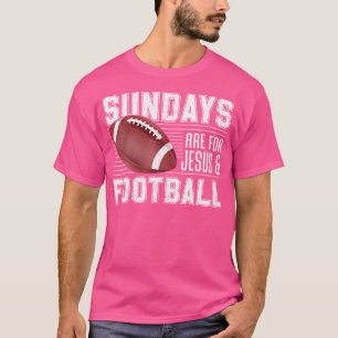 Camiseta Los Domingos Son Para Jesús Fantasía Del Día Del F
