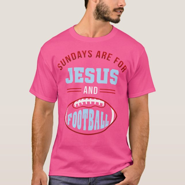 Camiseta Los Domingos Son Para Jesús Fútbol T (Anverso)