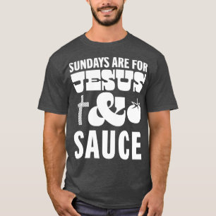 Camiseta Los Domingos Son Para Jesús y Salsa Cristiano Ital