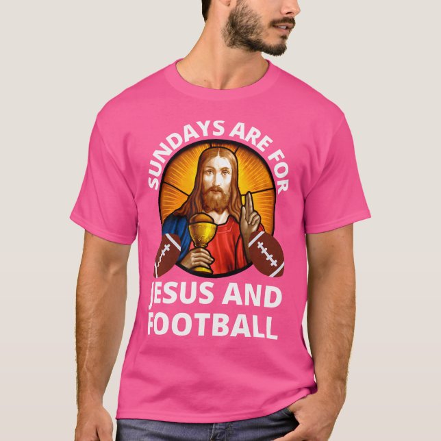 Camiseta Los Domingos Son Para La Iglesia De Jesús Y El Cri (Anverso)