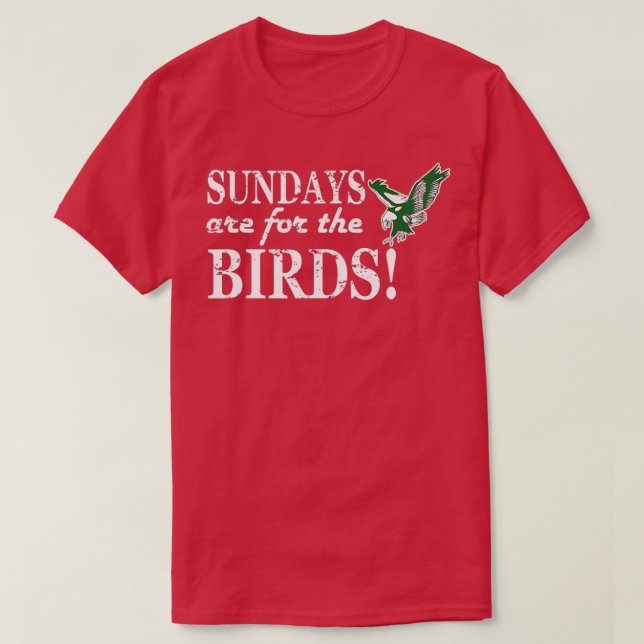 Camiseta Los Domingos Son Para Las Aves - 5 (Diseño del anverso)