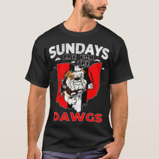 Camiseta Los Domingos Son Para Los Dawgs Vintage Cleveland