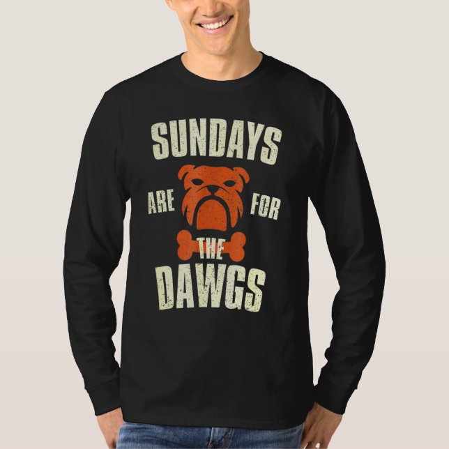 Camiseta Los Domingos Son Para Los Perros (Anverso)
