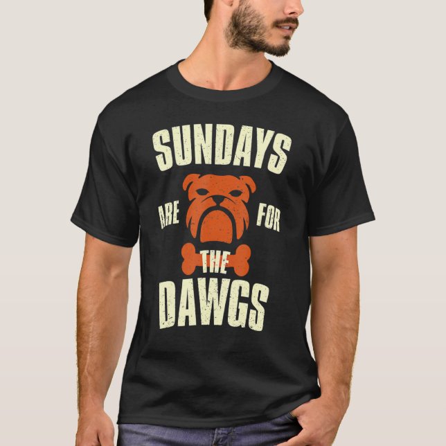 Camiseta Los Domingos Son Para Los Perros Cleveland Ohio (Anverso)