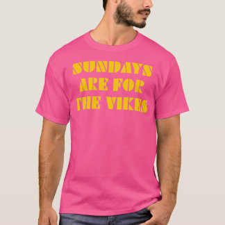 Camiseta Los domingos son para los Vikes 4