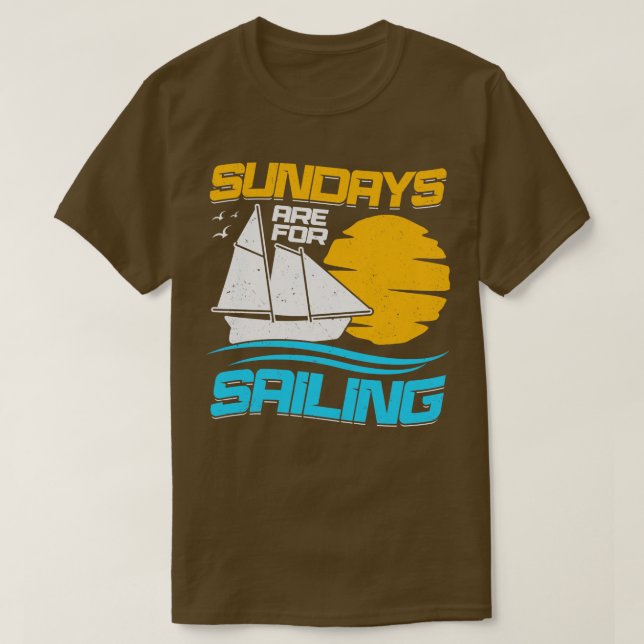 Camiseta Los Domingos Son Para Vela (Diseño del anverso)