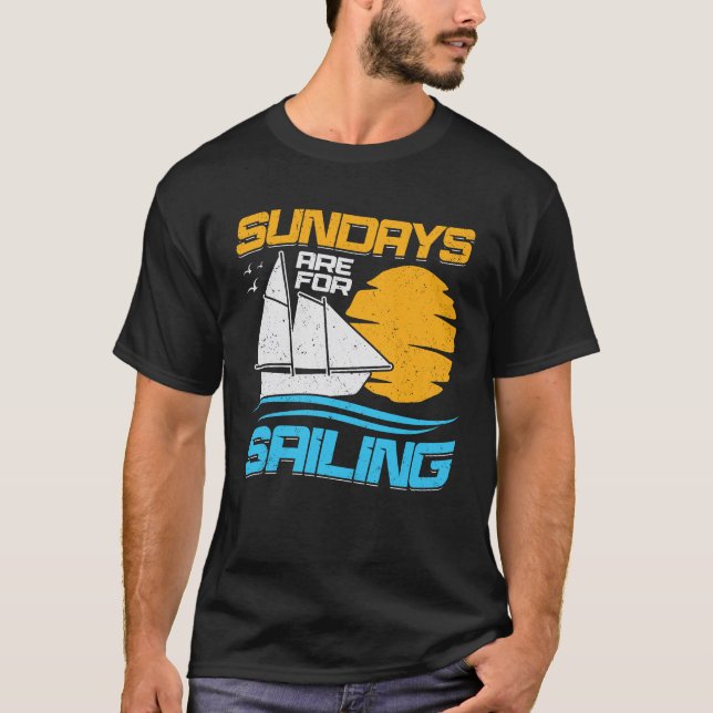 Camiseta Los Domingos Son Para Vela (Anverso)