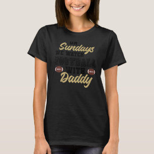 Camiseta Los Domingos Vemos Fútbol Con Papi Gracioso Pie