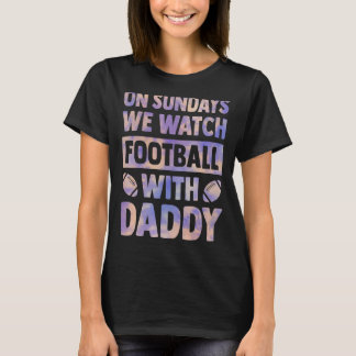 Camiseta los domingos vemos fútbol con papi más lejos da