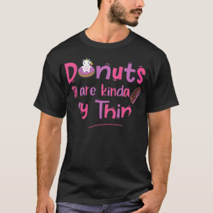 Camiseta Los donuts son como mi cosa fiesta de cumpleaños d