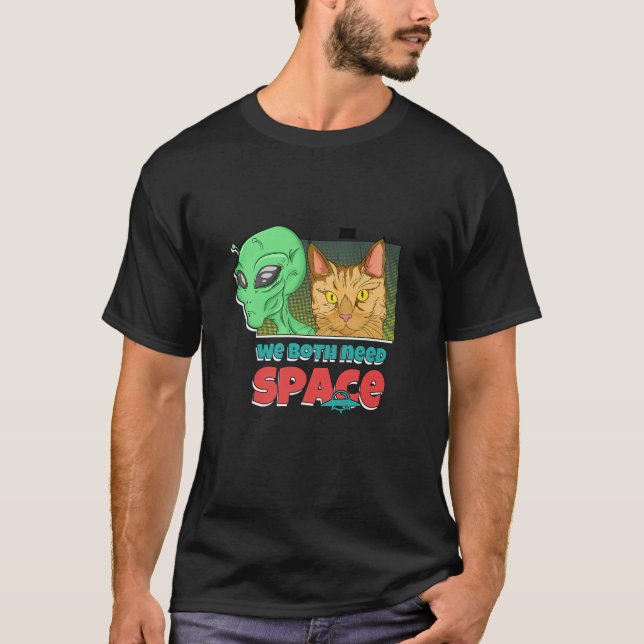 Camiseta Los dos necesitamos espacio (Anverso)
