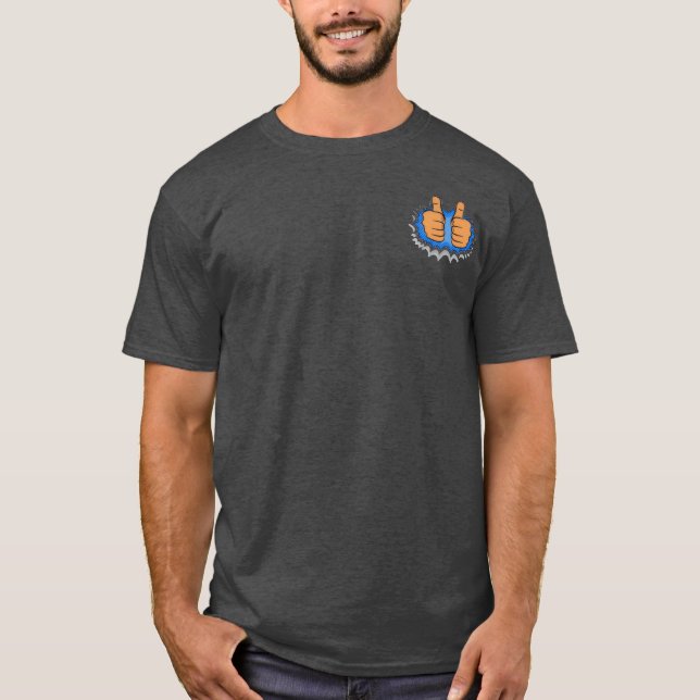 Camiseta Los dos pulgares hacia arriba de Mikey D (Anverso)
