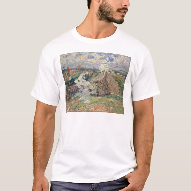 Camiseta Los dos trenes (Anverso)
