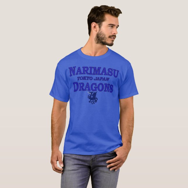 Camiseta Los dragones de Narimasu Japón (Anverso completo)