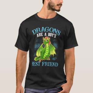 Camiseta Los dragones son el mejor amigo del niño Drake Lov