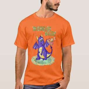 Camiseta Los dragones son mágicos.
