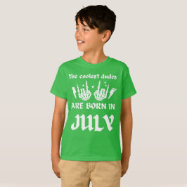 CAMISETA LOS DUDOS MÁS COLOR NACEN EN JULIO