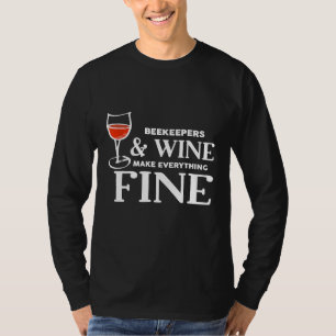 Camiseta Los Dueños De Bebidas Y El Vino Hacen Todo Bien Pa