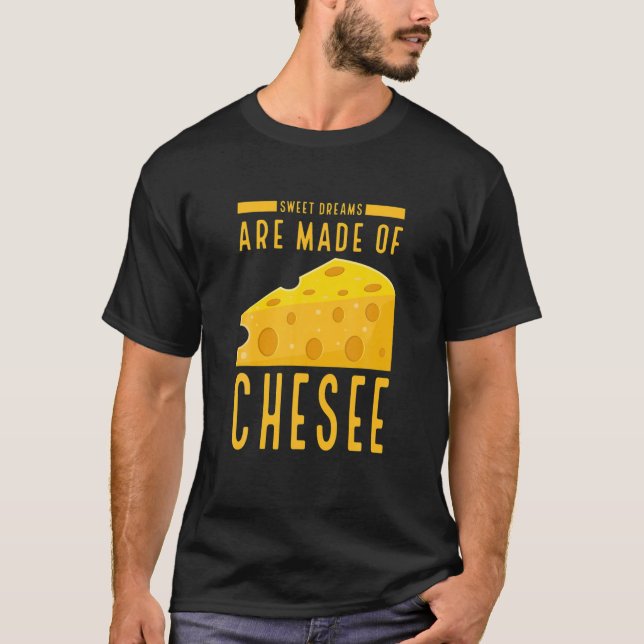Camiseta Los Dulces Sueños Están Hechos De Humor De Comida  (Anverso)