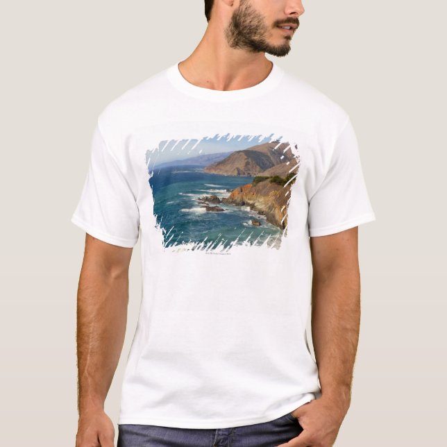Camiseta Los E.E.U.U., California, costa costa grande de (Anverso)