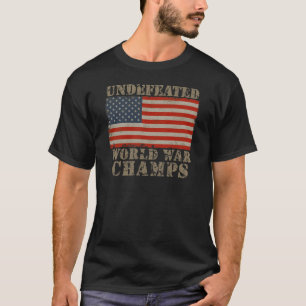 Camiseta Los E.E.U.U., campeones invictos de la guerra