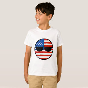 Camiseta Los E.E.U.U. Geeky que tienden divertidos