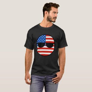 Camiseta Los E.E.U.U. Geeky que tienden divertidos