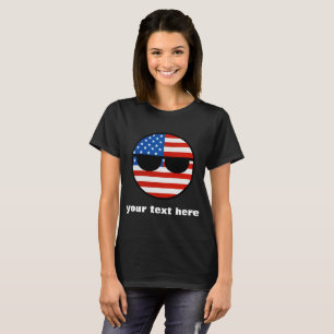 Camiseta Los E.E.U.U. Geeky que tienden divertidos
